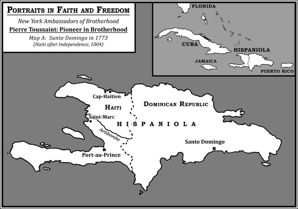 Pierre Toussaint Map A